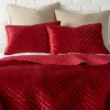 Red Velvet Holiday Quilt Set - Levtex Home -Interior GUEST 0247a667 41bc 46a4 9fe9 56b47726989a