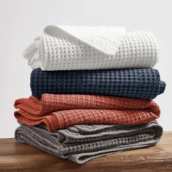 Mills Waffle Adobe Quilted Throw - Levtex Home -Interior GUEST 0649293e 36d8 4eca bb65 63ebee703fda