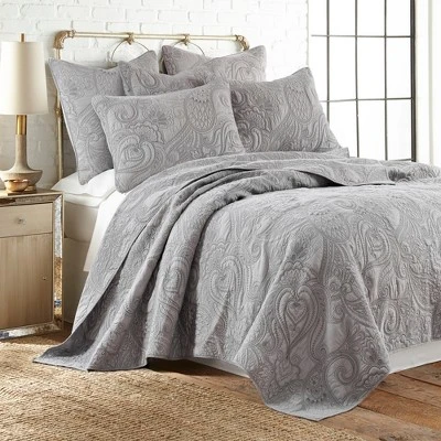 Perla Paisley Quilt And Pillow Sham Set - Levtex Home 3 Perla Paisley Quilt And Pillow Sham Set - Levtex Home