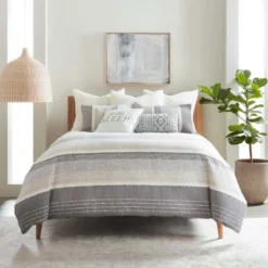 Santander Crewel Stitched Decorative Pillow - Levtex Home -Interior GUEST 0f49c066 a623 4d88 81d3 d01911f67984