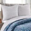 Bellamy Teal Standard Sham Set - Two Standard Shams - Levtex Home -Interior GUEST 1006ed78 2a51 42c7 825a 951b1ed3fb7d