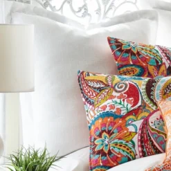 Rhapsody Euro Shams - Set Of 2 - White - Levtex Home