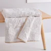 Perla White Quilted Throw - Levtex Home -Interior GUEST 180cc98a 58b2 4c71 810f 16e0aaed01f0