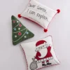 Santa Claus Lane Postcard Decorative Pillow White - Levtex Home -Interior GUEST 1f4c099b b2c5 4f2c a971 3e707246e4b2