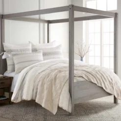 Pickford Comforter Set - Taupe, Grey & Cream - Levtex Home -Interior GUEST 21b1c380 e2da 42ae b75f 605b360282eb 1