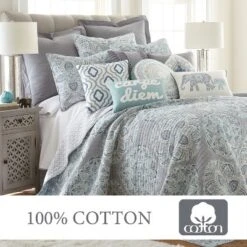 Tania Quilt And Pillow Sham Set - Levtex Home -Interior GUEST 23f53527 0521 45d2 9b34 7e0c2573f58f