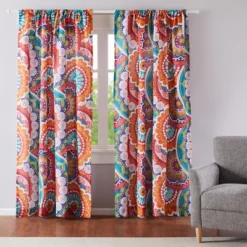 Serendipity Bohemian Lined Curtain Panel With Rod Pocket - Levtex Home -Interior GUEST 3ba25838 142d 4044 8fd9 202399127194