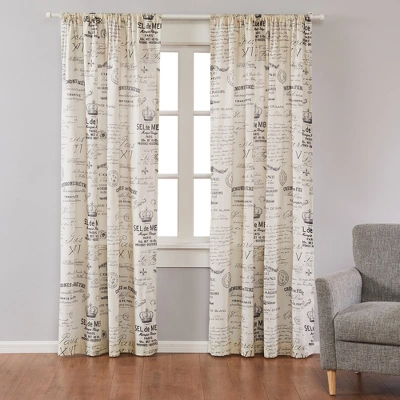 Histoire - Lined Curtain Panel - Levtex Home 5 Histoire - Lined Curtain Panel - Levtex Home - Image 3