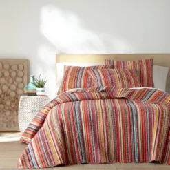 Uluru Stripe Quilt And Pillow Sham Set - Levtex Home -Interior GUEST 49cc5d5d 1749 4eb2 8b28 8a1be7e4121e