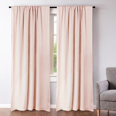 100% Linen - Lined Curtain Panel - 2pk - Levtex Home 9 100% Linen - Lined Curtain Panel - 2pk - Levtex Home - Image 7