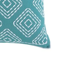 Del Ray Teal Crewel Stitch Decorative Pillow - Levtex Home 7 Del Ray Teal Crewel Stitch Decorative Pillow - Levtex Home -Interior GUEST 512333c5 21a8 467e 987f 480b62cc7a9e
