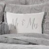 Perla Grey Mr. & Mrs Decorative Pillow - Levtex Home -Interior GUEST 5c6c4b1d c0fb 4936 82e9 03ab7aaf0a86