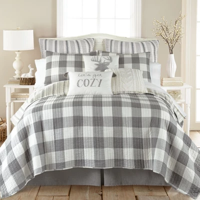 Camden Grey Euro Sham - Set Of 2 - Levtex Home 4 Camden Grey Euro Sham - Set Of 2 - Levtex Home - Image 2