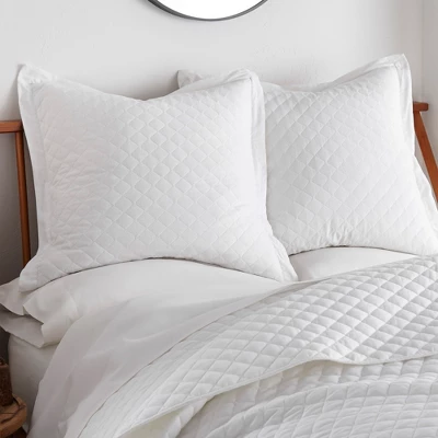 Austin Linen Blend Euro Sham Set Of 2 - Levtex Home 3 Austin Linen Blend Euro Sham Set Of 2 - Levtex Home