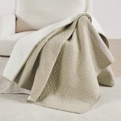 Cross Stitch Haze Throw - One Quilted Throw - Levtex Home -Interior GUEST 78fdfb43 76db 4896 b9f5 d202bc0f6c76