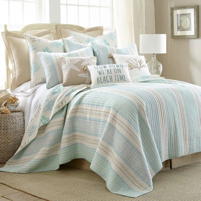 Stone Harbor Euro Sham Set - Set Of Two - Levtex Home 4 Stone Harbor Euro Sham Set - Set Of Two - Levtex Home - Image 2