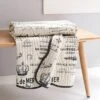 Histoire Script Quilted Throw - Levtex Home -Interior GUEST 88af1b9c 4fa3 4132 a40b 37d7b612679d