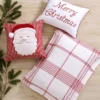 Peppermint Plaid Merry Christmas Pillow 16x22 -Levtex Home -Interior GUEST 8b5940dd 3289 463d 9f78 f921c1f5297e