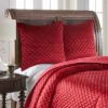 Red Velvet Euro Sham Set Of 2 2 Red Velvet Euro Sham Set Of 2 -Interior GUEST 8bbf4d1c a0d8 47a2 9733 980390cbbc84