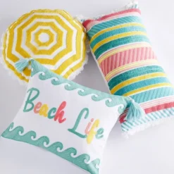 Summertime Beach Life Pillow- Levtex Home