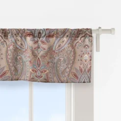 Kasey Paisley Window Valance - Brown -Interior GUEST 923a4258 8b6d 4210 8f87 d41578988427