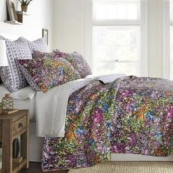 Basel Floral Quilt And Pillow Sham Set - Levtex Home -Interior GUEST a47b2629 7bc7 45e6 ae84 14ea94ac8423