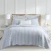 Martha Stripe Blue Euro Sham Set Of 2 - Levtex Home -Interior GUEST aca56548 765a 4613 a887 ae587fc73dc7