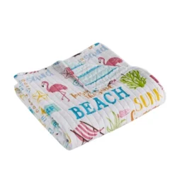 Beach Days Throw - One Quilted Throw - Levtex Home -Interior GUEST b2a28aec 61a7 4bc1 b389 baa57ac593d9