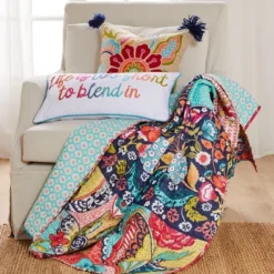 Jules Bohemian Quilted Throw - Levtex Home -Interior GUEST b2dfe158 a8c9 4b32 9236 957b2324c6b5