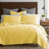 Cross Stitch Yellow Euro Sham Set Of 2 - Levtex Home