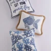 Pataya Script Decorative Pillow Blue - Levtex Home -Interior GUEST bce0bc0c 3c9c 4c8d bc28 5437cefcea6f 1