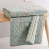 Lyon Teal Toile Quilted Throw - Levtex Home -Interior GUEST c063adbd 43ce 412d 83ca f17e8f55fcb7