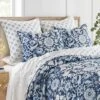 Laure Indigo Euro Sham Set Of 2 - Levtex Home