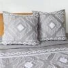 Harleson Grey - Euro Sham - Grey, Cream & White - Levtex Home -Interior GUEST c9fe6309 0aac 49df 8268 7a7b33c969eb