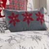 Villa Lugano Sleigh Bells Snowflake Pillow Gray - By Levtex Home -Interior GUEST d56f7070 0ba9 4ec3 93e8 f91294e470e9