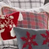Villa Lugano Sleigh Bells Gray Plaid Pillow - By Levtex Home -Interior GUEST dcd38fe1 8345 4537 aaa7 217ad6819536