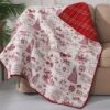 Yuletide Holiday Quilted Throw Red - Levtex Home -Interior GUEST de75ddd6 5dcd 42fc 9a37 6c389e22b14d