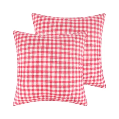 Home For Christmas Euro Sham Set Of 2 - Levtex Home 6 Home For Christmas Euro Sham Set Of 2 - Levtex Home - Image 4