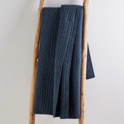 Cross Stitch Navy Quilted Throw- Levtex Home 7 Cross Stitch Navy Quilted Throw- Levtex Home -Interior GUEST e6411de4 1091 4092 a3d8 e75e70922628