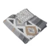 Santa Fe 50" X 60" Quilted Throw - Greys, Tan, And White - Levtex Home -Interior GUEST ec558f33 2a20 4556 91ed 1436a4d40266