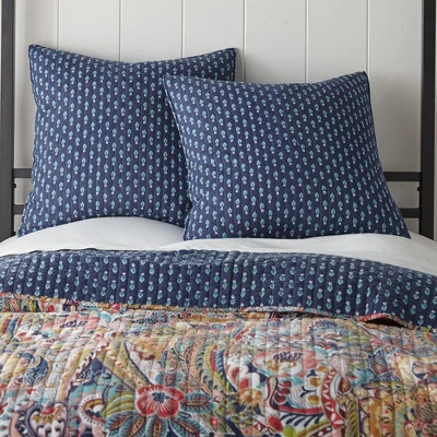 Nanette Floral Euro Sham Set Of 2 - Levtex Home 3 Nanette Floral Euro Sham Set Of 2 - Levtex Home