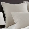 Pom Pom Taupe Euro Sham - Levtex Home -Interior GUEST eec927ab e7fe 4bb3 a9da b8ff53265a30
