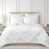Muslin Stitch White Euro Sham Set Of 2 - Levtex Home
