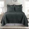 Cross Stitch Charcoal Euro Shams - Set Of 2 - Levtex Home -Interior GUEST f9e5a8a8 7f3b 43c8 ad27 720f845fe0c5